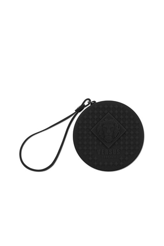 Montre à quartz en silicone Fire Island Studs - Noir et argenté