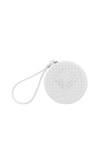 Montre à quartz en silicone Fire Island Studs - Blanc et gris clair