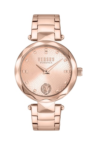 Montre à quartz en acier et plaqué ion or rose Covent Garden - Doré rose