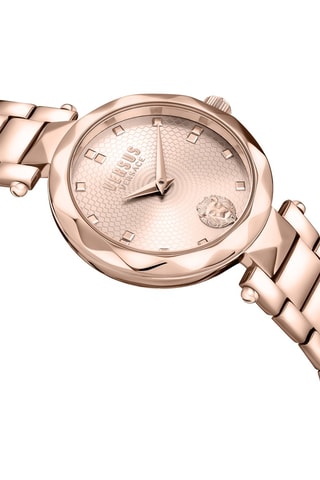 Montre à quartz en acier et plaqué ion or rose Covent Garden - Doré rose