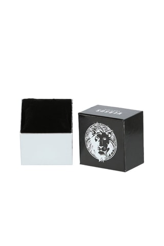Montre à quartz en acier, plaqué ion noir, plaqué ion or rose et ornée de cristaux Swarovski Brick Lane Mesh - Noir et doré rose