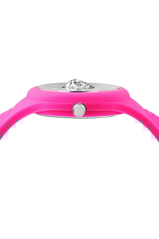 Montre à quartz en silicone Fire Island Lion - Fuchsia