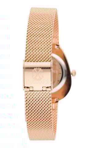 Montre à quartz en alliage - Doré rose