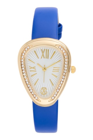Montre à quartz en polyuréthane - Bleu roi