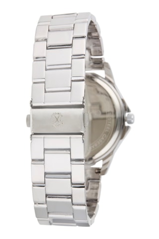 Montre à quartz en alliage - Argenté et noir