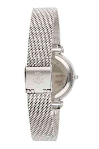 Montre à quartz en alliage - Argenté et blanc