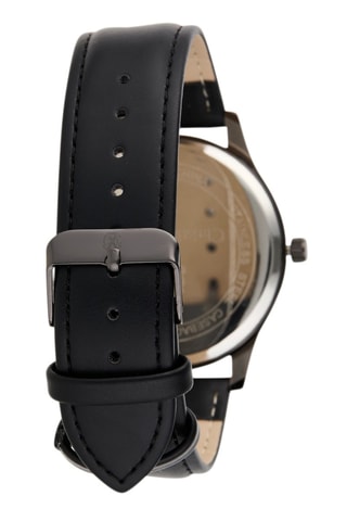 Montre à quartz en polyuréthane - Noir
