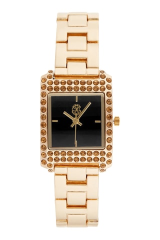 Montre à quartz en alliage - Doré et noir