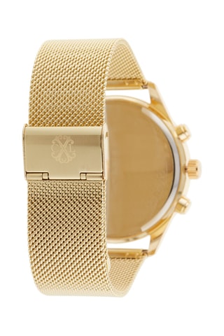 Montre à quartz en alliage - Doré et noir