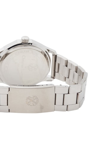 Montre à quartz en alliage - Chronographe - Argenté