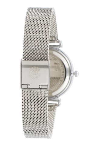 Montre à quartz en alliage - Argenté et blanc
