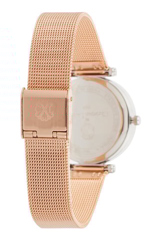 Montre à quartz en alliage - Doré rose