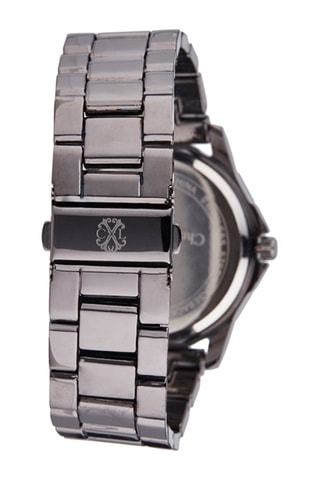 Montre à quartz en acier - Gris et argenté