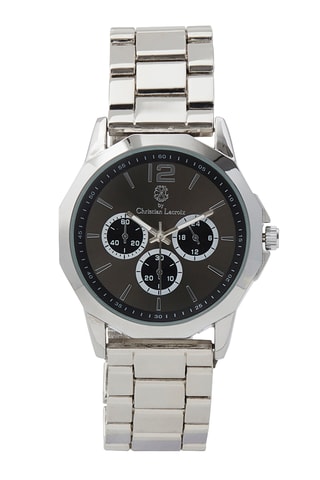 Montre à quartz en acier inoxydable - Argenté