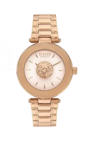 Montre à quartz en plaqué ion or rose Brick Lane Lion - Doré rose