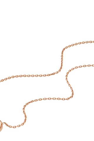 Collier doré à l'or rose
