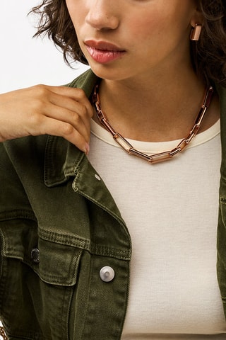 Collier - Doré rose