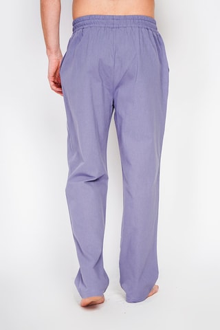 Pantalon droit en lin - Ciel