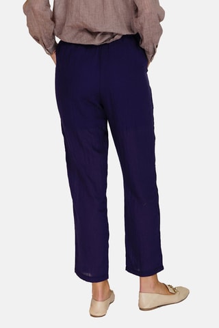 Pantalon en lin 
Bleu