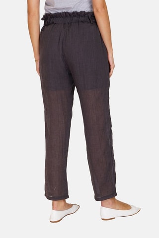 Pantalon en lin Noir