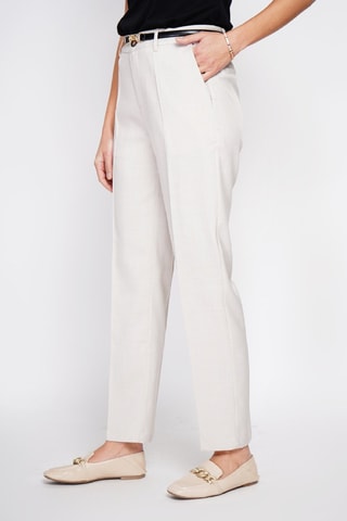 Pantalon en lin - Blanc