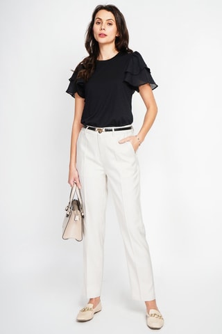 Pantalon en lin - Blanc