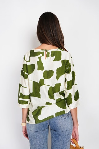 Blouse en lin - Vert