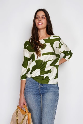 Blouse en lin - Vert