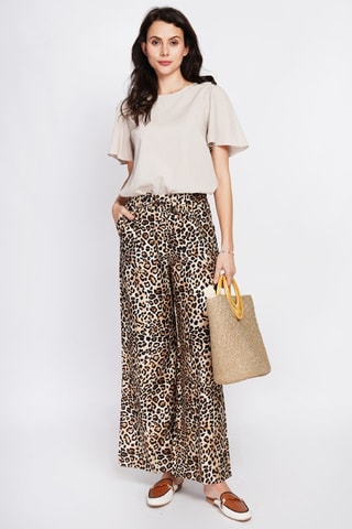 Top en lin - Beige