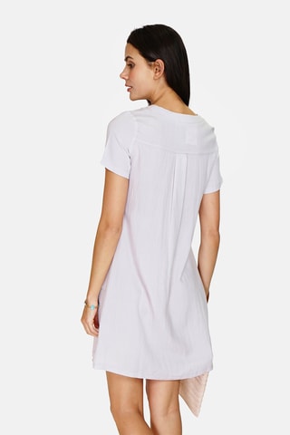 Robe en lin 
Blanc