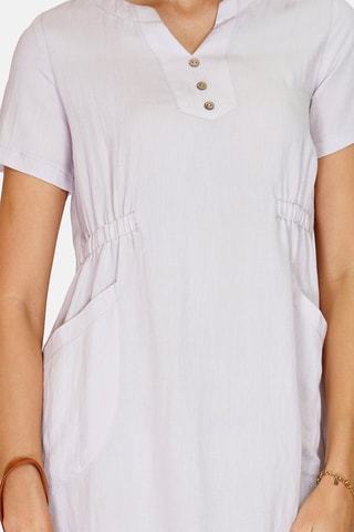 Robe en lin 
Blanc