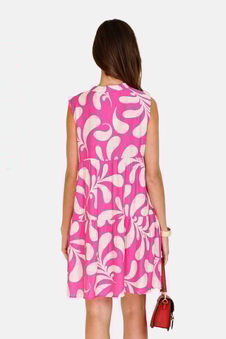 Robe en lin 
Rose