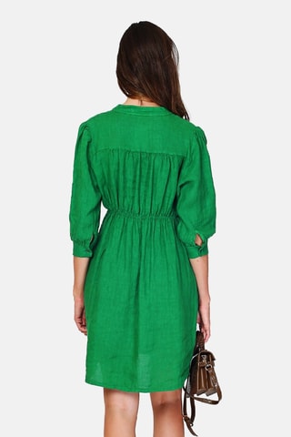 Robe en lin - Vert
