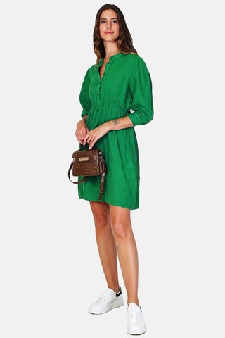 Robe en lin - Vert