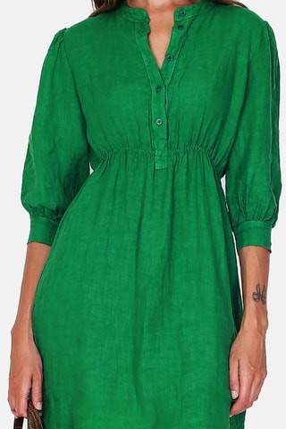 Robe en lin - Vert