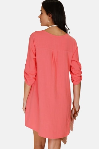 Robe en lin - Rose