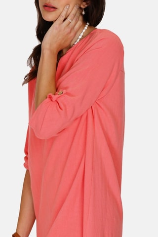 Robe en lin - Rose