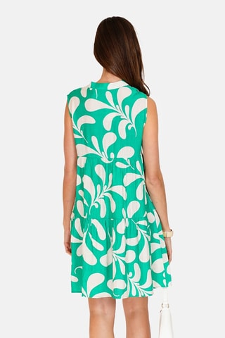 Robe sans manches en lin - Vert