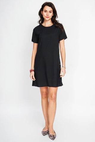 Robe en lin - Noir