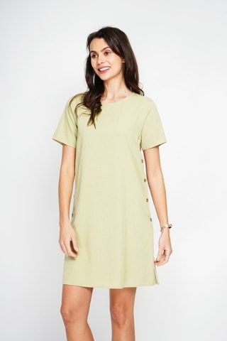 Robe en lin - Vert