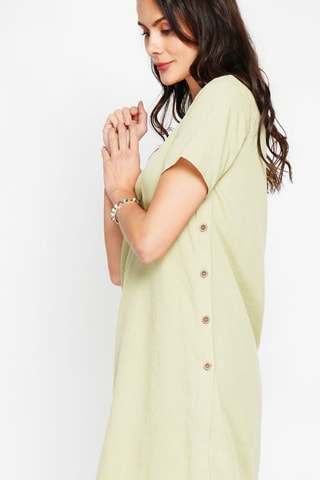 Robe en lin - Vert
