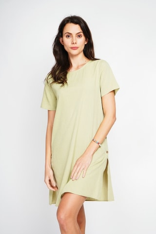 Robe en lin - Vert