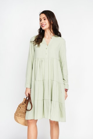 Robe en lin - Vert