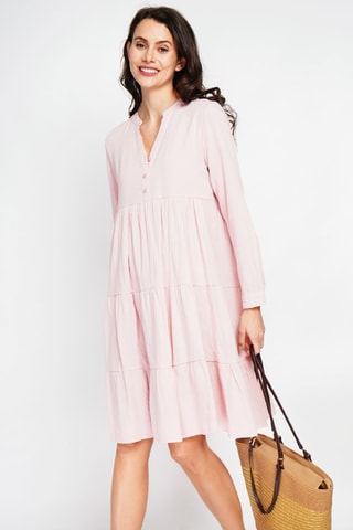 Robe en lin - Rose