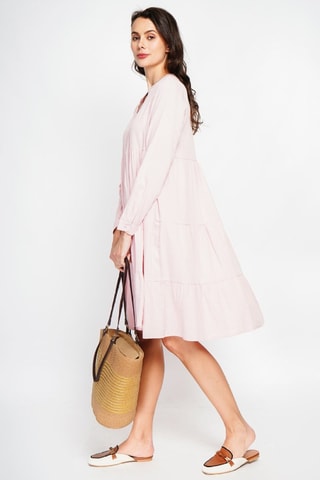Robe en lin - Rose