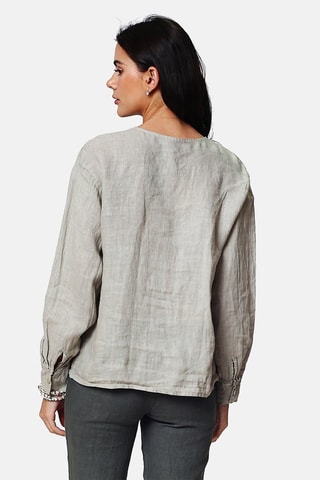 Chemise en lin 
Beige