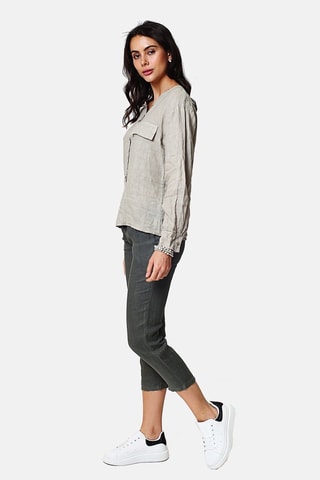 Chemise en lin 
Beige