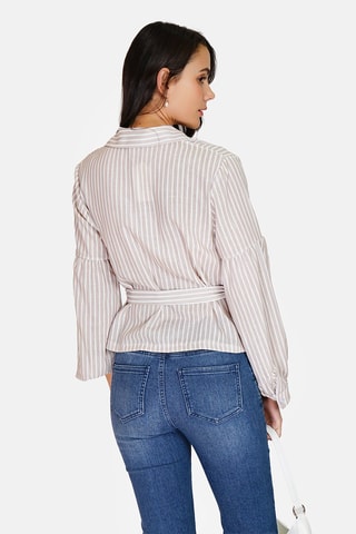 Chemise en lin 
Beige