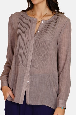 Tunique en lin 
Taupe