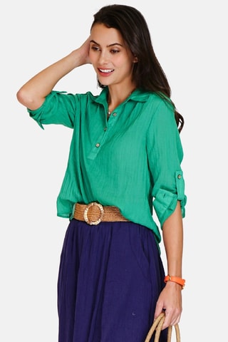 Tunique en lin - Vert